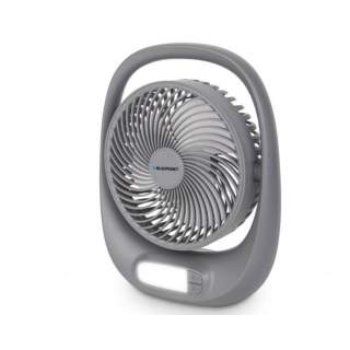 Prenosni akumulatorski ventilator 17.8cm z LED svetilko USB-C 3 hitrosti do 6h delovanja