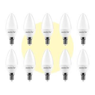 10x LED žarnica - sijalka E14 C30 3W (25W) 180 lm toplo bela 3000K