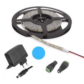 Set LED trak 4,8W/m 300 LED 6500K 5m + napajalnik 30W + ženski konektor